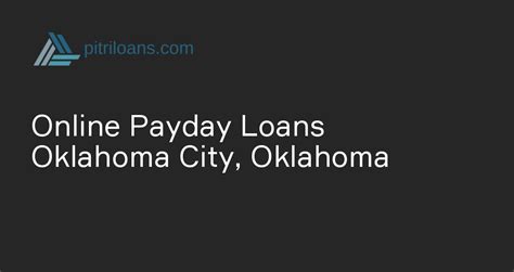 Cash Advance Loan Oklahoma