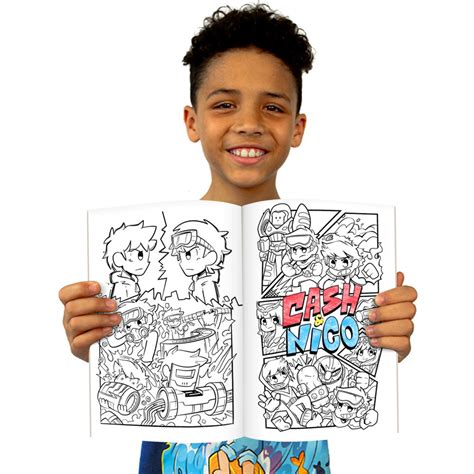 Cash And Nico Coloring Pages