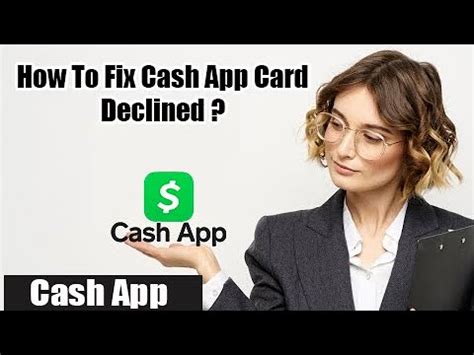 Cash App Card Declined With Money
