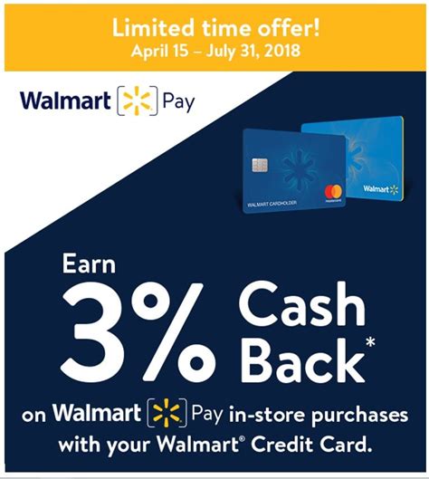 Cash Back From Walmart Credit Card