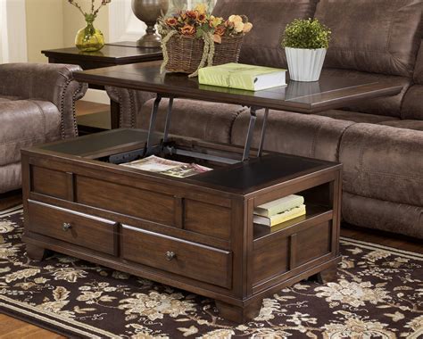 Cash Back Lift Top Coffee Table Clearance
