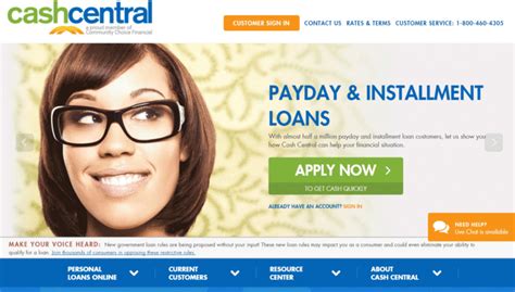 Cash Central Installment Loans