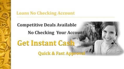 Cash Loan Without A Checking Account