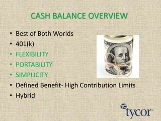 Cash Purchase Benefits: Simplicity and Control