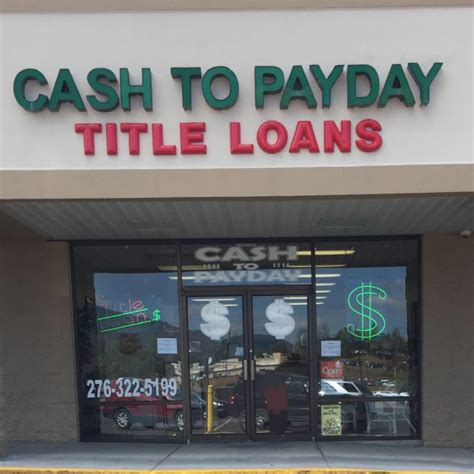 Cash Till Payday Bluefield Va