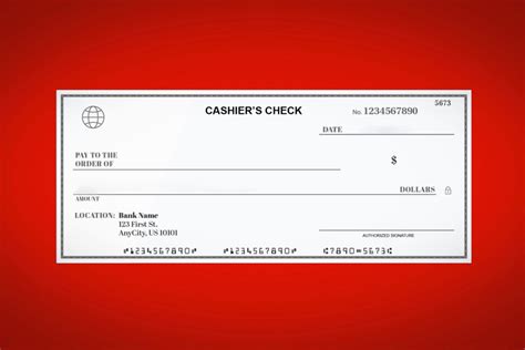 Cashier'S Check Image