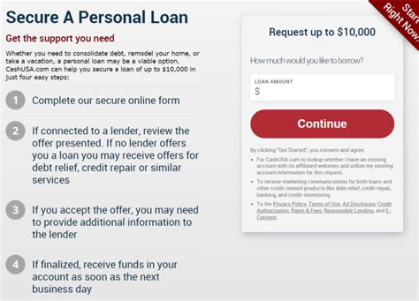 Cashusa Loan Application