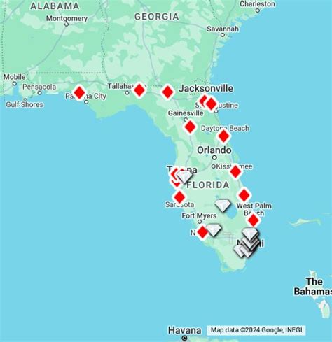 Casinos In Florida Map