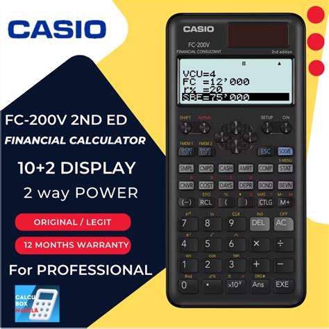 Casio Financial Calculator