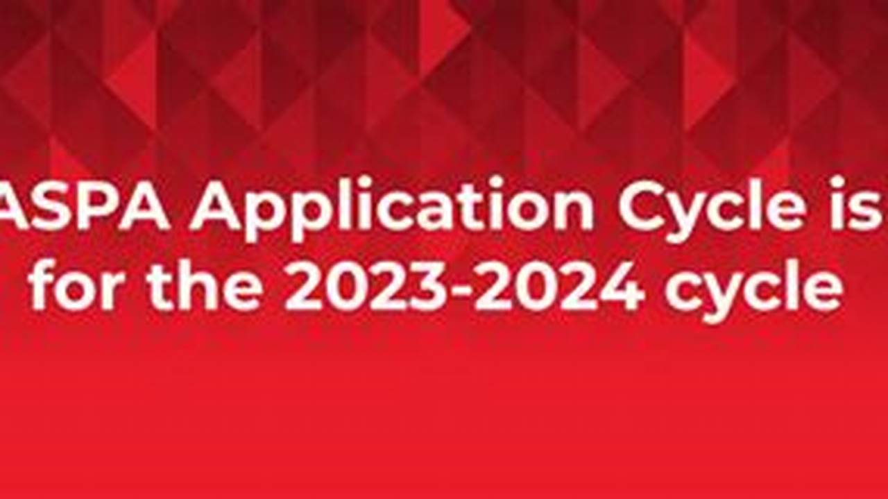 Caspa Application Cycle 2024