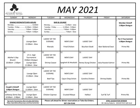 Casper Event Calendar