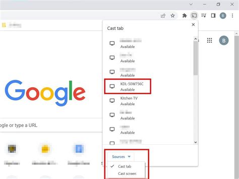 Cast a Tab On Chrome
