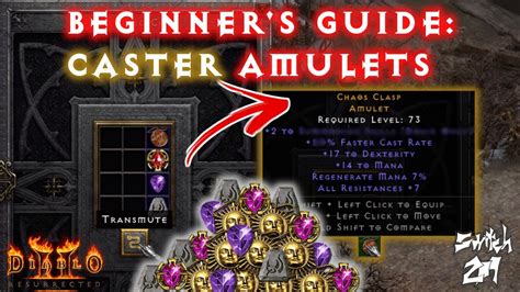 Caster Amulet Recipe D2