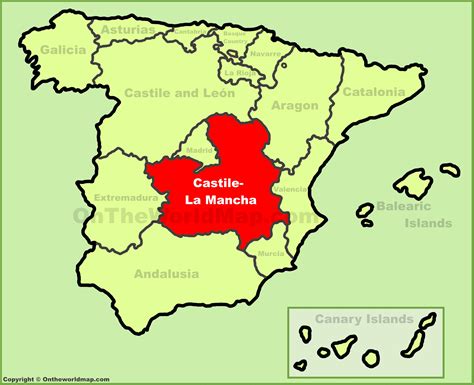 CastileLa Mancha Maps