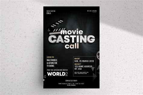 Casting Call Flyer Template