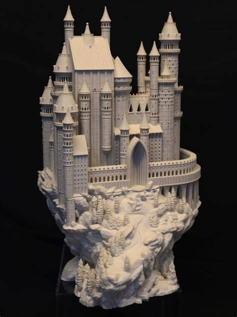 Stunning 3D Printed Castle: A Majestic Work of Art