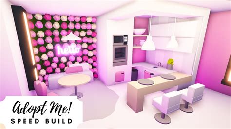 Castle Home Pink Aesthetic Speed Build Roblox Adopt Me! - YouTube