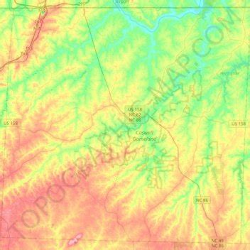 YellowMaps Point Caswell NC topo map, 124000 Scale, 7.5 X