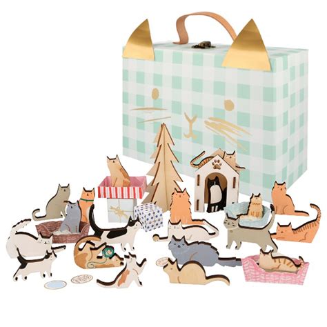 Cat Advent Calendar Suitcase