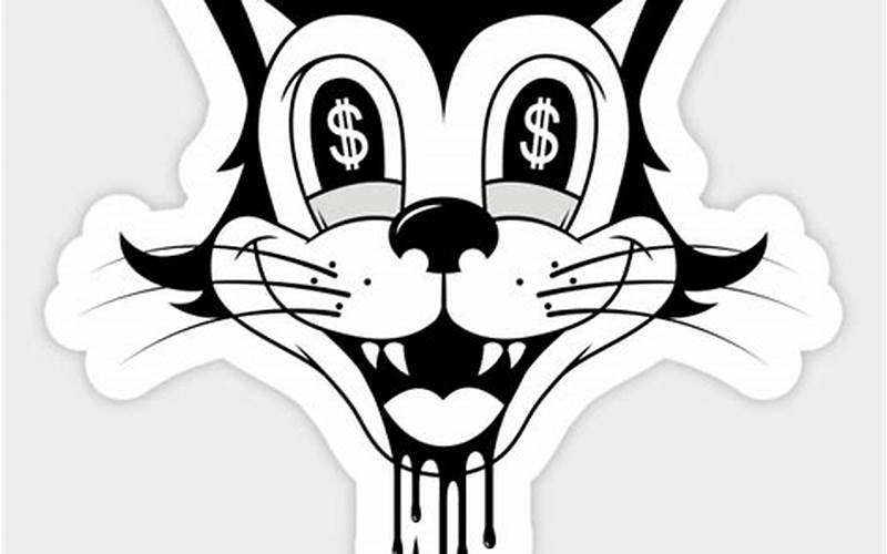 Cat Dollar Sign Image