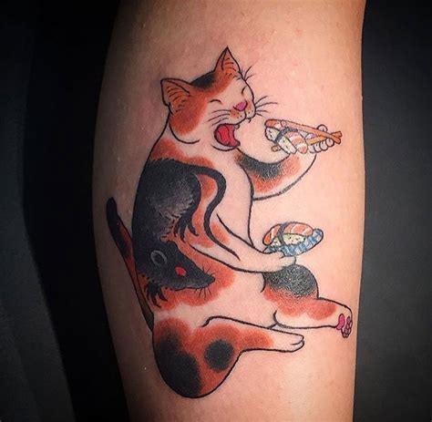 155 Extremely Adorable Cat Tattoos You Should Get This