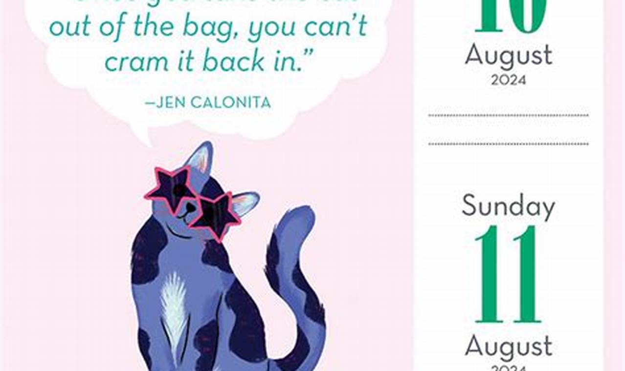 Cat Trivia Page-A-Day Calendar 2024
