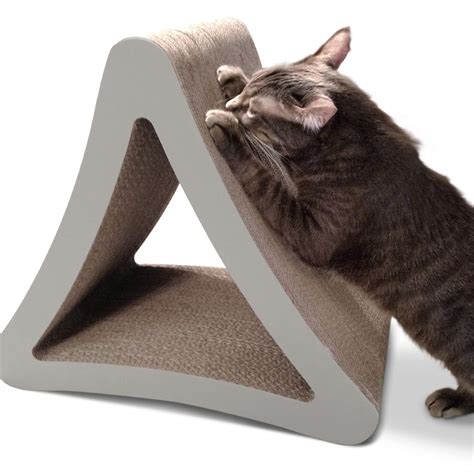 FUKUMARU 3 Sided Vertical Cat Scratching Post, Triangle Cat‘s Scratch