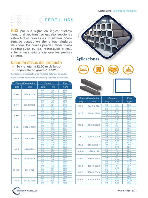 Catálogo De Perfiles Estructurales