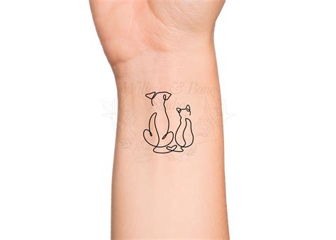 Cat And Dog Tattoo