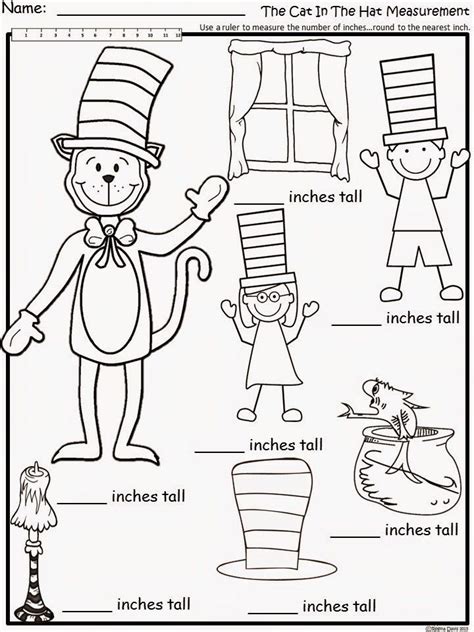 Cat And The Hat Worksheets