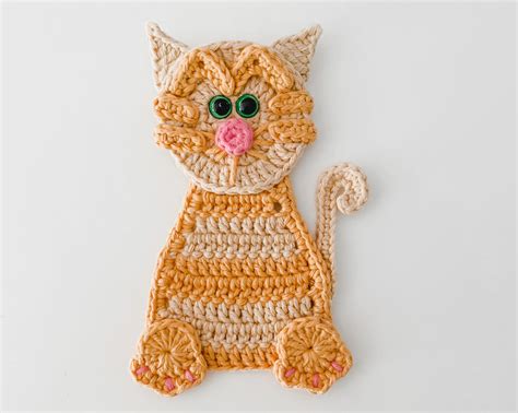 Cat Applique Crochet