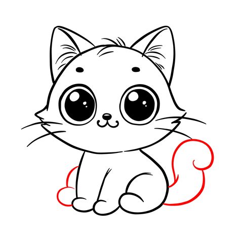 Cat Baby Easy To Draw Animals