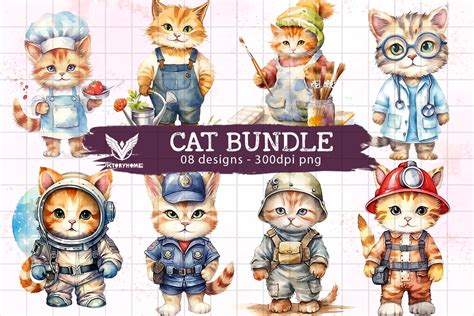 Download Cat Bundle Commercial Use For Crafts