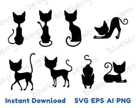 Download Cat Bundle Silhouette