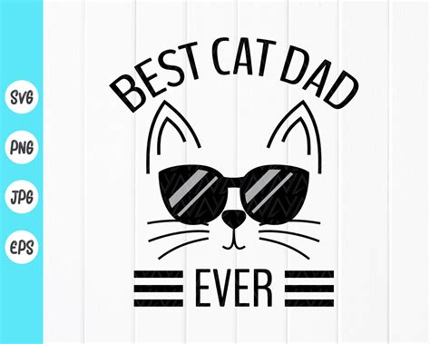 Become the Ultimate Feline Hero with our Cat Dad SVG Designs