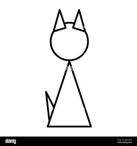 Cat Drawing Basic Shapes