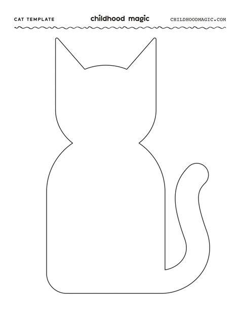 Cat Drawing Template Printable