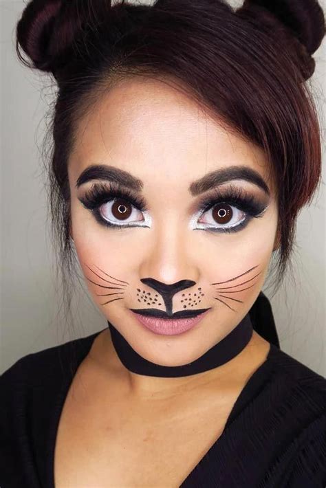 Cat For Halloween Makeup