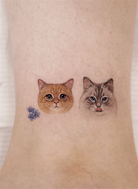 Cat Head Tattoo
