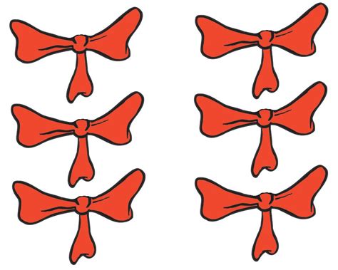 Cat In The Hat Bow Tie Template