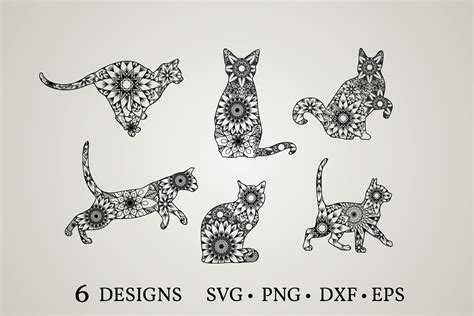 90+ Cat Mandala SVG Free, 26 Best Ideas For Coloring. Mandala Vinyl Sunflower Include Follow