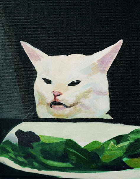 Cat Meme Painting