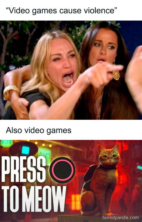 Cat Meme Video Games