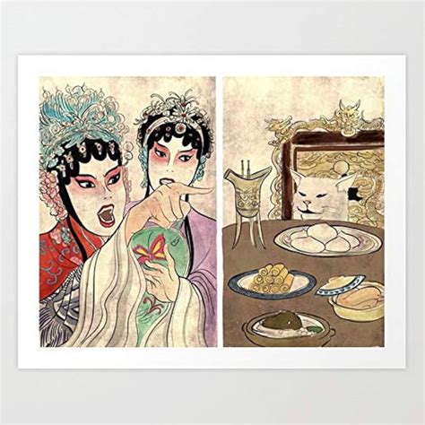 Cat Meme With Woman Chinese