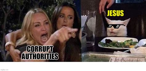 Cat Meme With Woman Christian