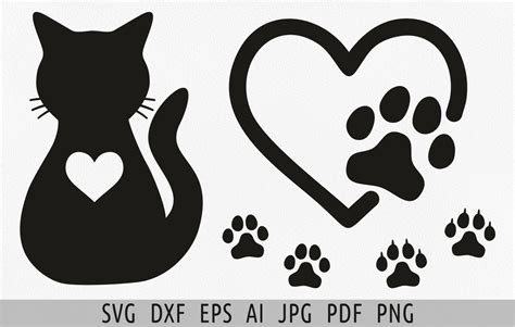 Purrfectly Adorable: Get Your Paws on the Best Cat Paw SVGs!
