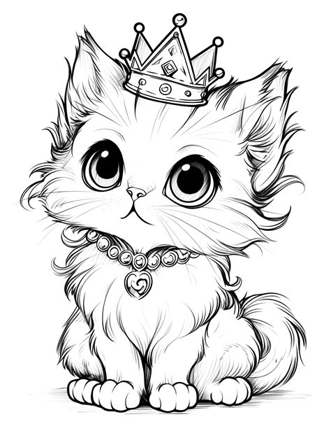 Cat Picture Coloring Page