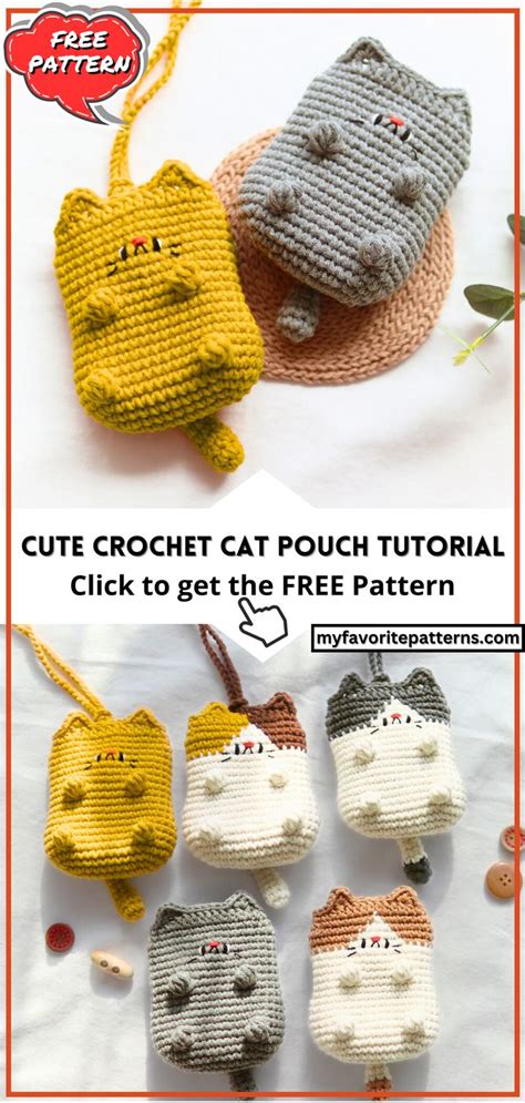 Cat Pouch Crochet