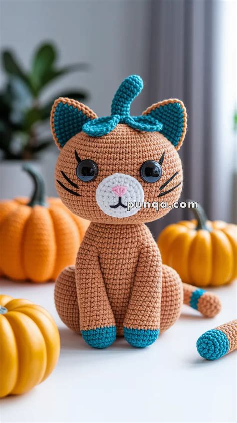 Cat Pumpkin Crochet Pattern