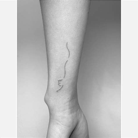 Cat Tattoo Minimalist